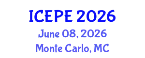 International Conference on Electrical and Power Engineering (ICEPE) June 08, 2026 - Monte Carlo, Monaco