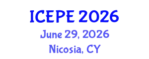 International Conference on Electrical and Power Engineering (ICEPE) June 29, 2026 - Nicosia, Cyprus