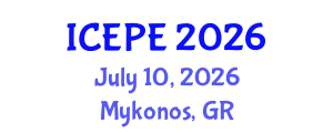 International Conference on Electrical and Power Engineering (ICEPE) July 10, 2026 - Mykonos, Greece