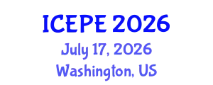International Conference on Electrical and Power Engineering (ICEPE) July 17, 2026 - Washington, United States