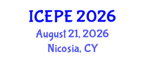International Conference on Electrical and Power Engineering (ICEPE) August 21, 2026 - Nicosia, Cyprus