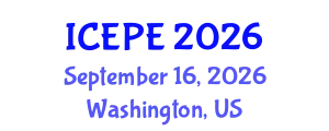 International Conference on Electrical and Power Engineering (ICEPE) September 16, 2026 - Washington, United States