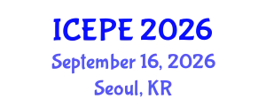 International Conference on Electrical and Power Engineering (ICEPE) September 16, 2026 - Seoul, Republic of Korea