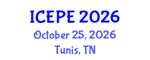 International Conference on Electrical and Power Engineering (ICEPE) October 25, 2026 - Tunis, Tunisia