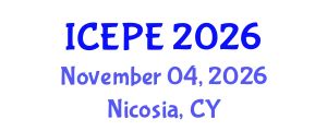 International Conference on Electrical and Power Engineering (ICEPE) November 04, 2026 - Nicosia, Cyprus