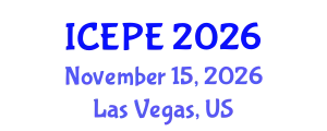 International Conference on Electrical and Power Engineering (ICEPE) November 15, 2026 - Las Vegas, United States