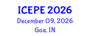 International Conference on Electrical and Power Engineering (ICEPE) December 09, 2026 - Goa, India