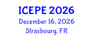 International Conference on Electrical and Power Engineering (ICEPE) December 16, 2026 - Strasbourg, France
