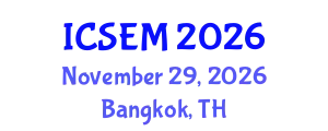 International Conference on Sport and Exercise Medicine (ICSEM) November 29, 2026 - Bangkok, Thailand