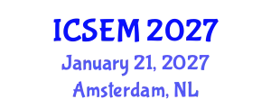 International Conference on Sport and Exercise Medicine (ICSEM) January 21, 2027 - Amsterdam, Netherlands