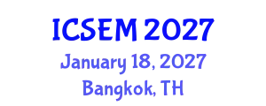 International Conference on Sport and Exercise Medicine (ICSEM) January 18, 2027 - Bangkok, Thailand