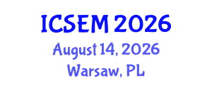 International Conference on Sport and Exercise Medicine (ICSEM) August 14, 2026 - Warsaw, Poland