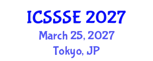 International Conference on Sport Science and Sports Engineering (ICSSSE) March 25, 2027 - Tokyo, Japan