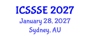 International Conference on Sport Science and Sports Engineering (ICSSSE) January 28, 2027 - Sydney, Australia