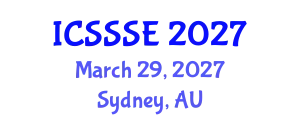 International Conference on Sport Science and Sports Engineering (ICSSSE) March 29, 2027 - Sydney, Australia