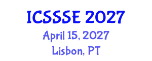 International Conference on Sport Science and Sports Engineering (ICSSSE) April 15, 2027 - Lisbon, Portugal