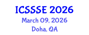 International Conference on Sport Science and Sports Engineering (ICSSSE) March 09, 2026 - Doha, Qatar