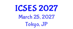 International Conference on Sport and Exercise Science (ICSES) March 25, 2027 - Tokyo, Japan