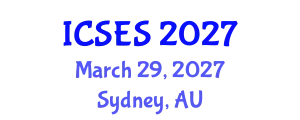 International Conference on Sport and Exercise Science (ICSES) March 29, 2027 - Sydney, Australia