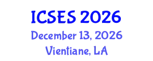 International Conference on Sport and Exercise Science (ICSES) December 13, 2026 - Vientiane, Laos