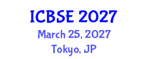 International Conference on Building Science and Engineering (ICBSE) March 25, 2027 - Tokyo, Japan