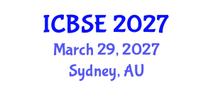 International Conference on Building Science and Engineering (ICBSE) March 29, 2027 - Sydney, Australia