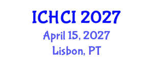 International Conference on Human Computer Interaction (ICHCI) April 15, 2027 - Lisbon, Portugal