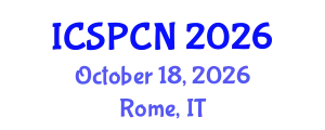 International Conference on Signal Processing, Communications and Networking (ICSPCN) October 18, 2026 - Rome, Italy