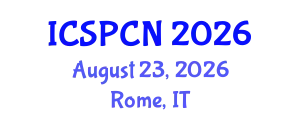 International Conference on Signal Processing, Communications and Networking (ICSPCN) August 23, 2026 - Rome, Italy