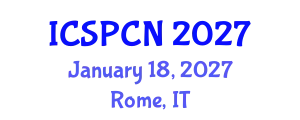 International Conference on Signal Processing, Communications and Networking (ICSPCN) January 18, 2027 - Rome, Italy
