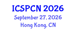 International Conference on Signal Processing, Communications and Networking (ICSPCN) September 27, 2026 - Hong Kong, China