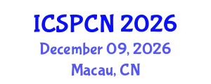 International Conference on Signal Processing, Communications and Networking (ICSPCN) December 09, 2026 - Macau, China