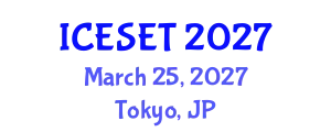 International Conference on Energy Systems Engineering and Technology (ICESET) March 25, 2027 - Tokyo, Japan