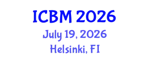 International Conference on Biomechanics (ICBM) July 19, 2026 - Helsinki, Finland