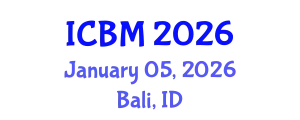 International Conference on Biomechanics (ICBM) January 05, 2026 - Bali, Indonesia