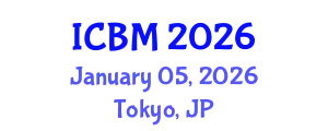 International Conference on Biomechanics (ICBM) January 05, 2026 - Tokyo, Japan