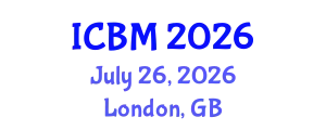 International Conference on Biomechanics (ICBM) July 26, 2026 - London, United Kingdom