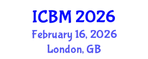 International Conference on Biomechanics (ICBM) February 16, 2026 - London, United Kingdom