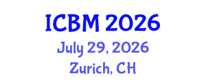International Conference on Biomechanics (ICBM) July 29, 2026 - Zurich, Switzerland