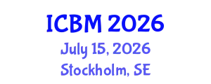 International Conference on Biomechanics (ICBM) July 15, 2026 - Stockholm, Sweden