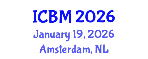 International Conference on Biomechanics (ICBM) January 19, 2026 - Amsterdam, Netherlands