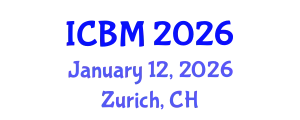 International Conference on Biomechanics (ICBM) January 12, 2026 - Zurich, Switzerland
