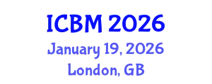International Conference on Biomechanics (ICBM) January 19, 2026 - London, United Kingdom