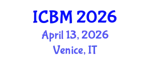 International Conference on Biomechanics (ICBM) April 13, 2026 - Venice, Italy