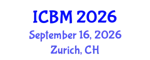 International Conference on Biomechanics (ICBM) September 16, 2026 - Zurich, Switzerland