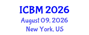 International Conference on Biomechanics (ICBM) August 09, 2026 - New York, United States