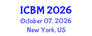International Conference on Biomechanics (ICBM) October 07, 2026 - New York, United States