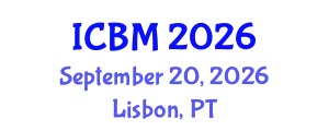 International Conference on Biomechanics (ICBM) September 20, 2026 - Lisbon, Portugal