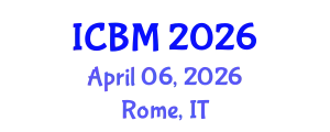 International Conference on Biomechanics (ICBM) April 06, 2026 - Rome, Italy