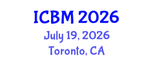 International Conference on Biomechanics (ICBM) July 19, 2026 - Toronto, Canada